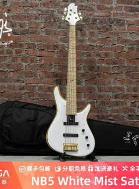 （已售定制参考）Sugi Guitars NB5 White Mist Satori Custom