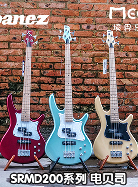 日本依班娜IBANEZ SRMD200K带前级驱动电贝司小号低音BASS电贝斯