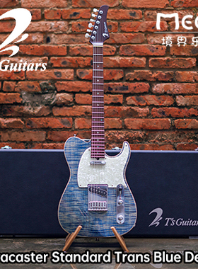 (已售定制参考）T's Guitars Novacaster Standard 牛仔蓝