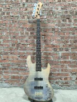 （全新瑕疵特价品）GU Guitars MB Seraphim JJ421 虎纹海洋蓝ROV