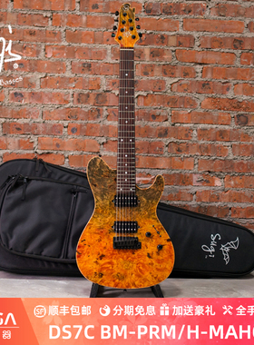 Sugi Guitars DS7C BM PRM H MAHO2P  电吉他