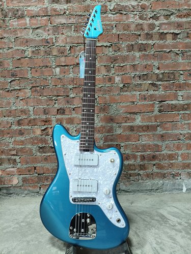 （全新瑕疵特价品）Soloking 索罗肯 JM-1Offset Special闪银蓝色