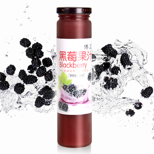 傅蓝黑莓果汁258ml*10瓶包邮黑莓饮料果汁儿童饮料果蔬饮料鲜果汁