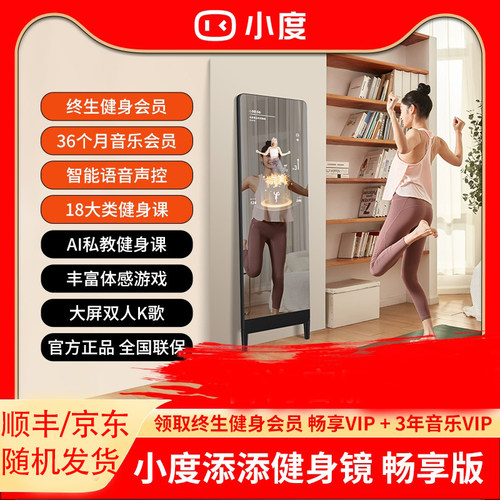 小度添添健身镜运动镜试衣镜