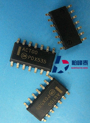 全新原装 MC74ACT00DR2G SN74ACT00DR ACT00 SOP-14窄体 3.9MM