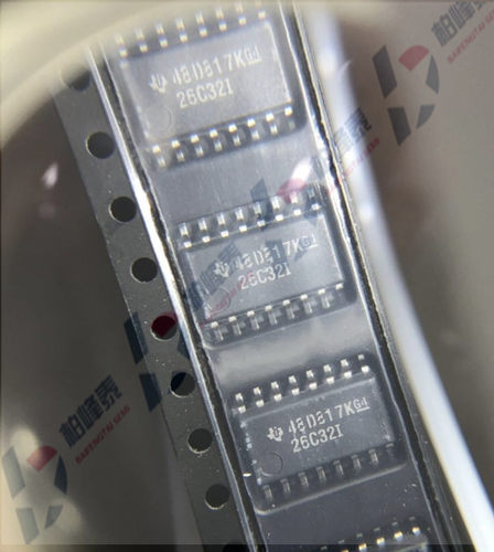 AM26C32INSR 丝印：26C32I 贴片SOP-16 5.2MM TI进口原装 可直拍
