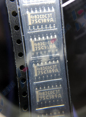 SN75C189ADR 丝印：75C189A SOP-14 3.9MM TI进口原装 可直拍