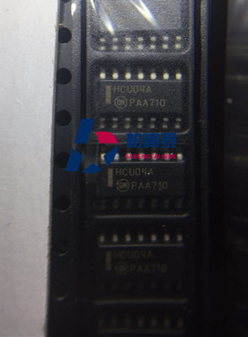 MC74HCU04ADR2G 丝印：HCU04A SOP-14 ON进口正品 IC配套 可直拍