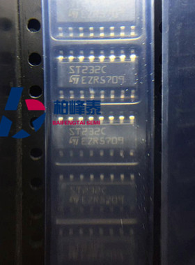 ST232CDR 丝印：ST232C SOP-16 5V收发芯片 ST全新进口 可直拍