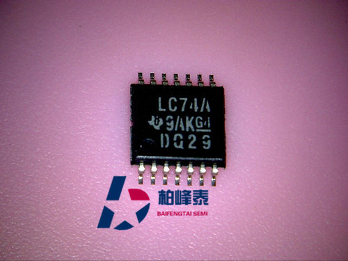 SN74LVC74APWR 丝印：LC74A TSSOP-14超薄 TI正品 IC配单 可直拍
