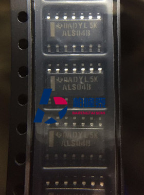 SN74ALS04BDR 丝印：ALS04B SOP-14 TI进口正品 IC配套 可直拍