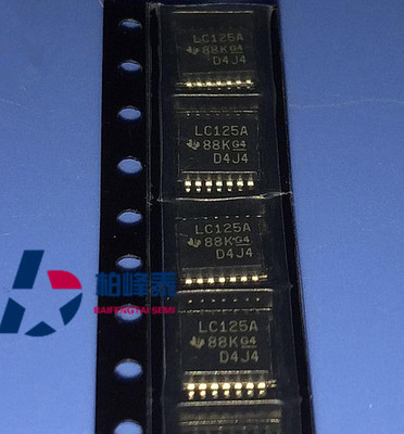 SN74LVC125APWR 丝印：LC125A TSSOP-14 TI正品 IC配套 可直拍