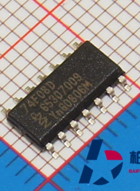 SN74F08DR 74F08D 丝印：F08 SOP-14 原装正品 IC配套 可直拍