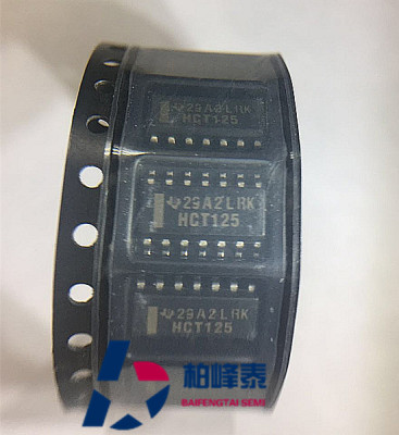 SN74HCT125DR丝印：HCT125 SOP-14 TI原装正品 IC配套 可直拍