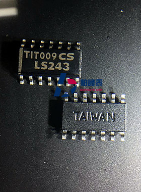 SN74LS243DR 丝印：LS243 SOP-14 非反相收发器 TI正品 可直拍