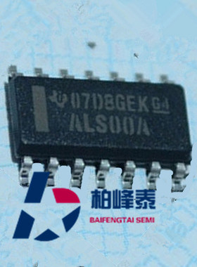 SN74ALS00ADR 丝印：ALS00A SOP-14 TI进口正品 IC配套 可直拍