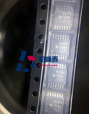 SN74HCU04APWR 丝印：HCU04A TSSOP-14超薄 TI正品 IC配套 可直拍