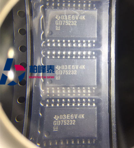 GD75232DWR丝印：GD75232 SOP-20宽体 RS-232接口芯片 可直拍