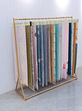 布料样品吊卡展示架中岛被子架