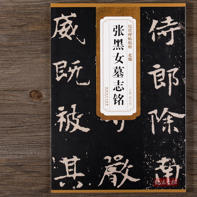 张黑女墓志铭 张玄墓志 历代碑帖精粹毛笔书法字帖楷书临摹 安徽美术出版社北魏墓志原贴教程张黑女碑