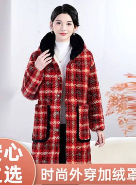 四川省服2025新款女罩衣厨房围裙家用罩衫成人羽绒服罩衣加绒加厚