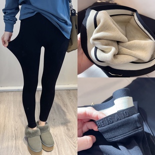 温暖基础百搭高弹力绒绒打底裤 秋冬温暖系每年都自留 1104 斯斯