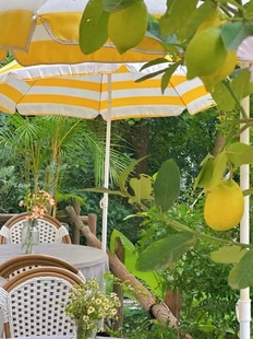 商场装饰用条纹伞户外二人沙滩伞广告太阳伞折叠小海滩伞小道具伞