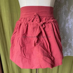 外贸棉麻装鸡蛋蔬菜水果半身围裙农场收纳采集直播腰围鸡场工作服