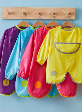 bbox防水反穿衣儿童学婴儿宝宝围嘴防水家用官方正品