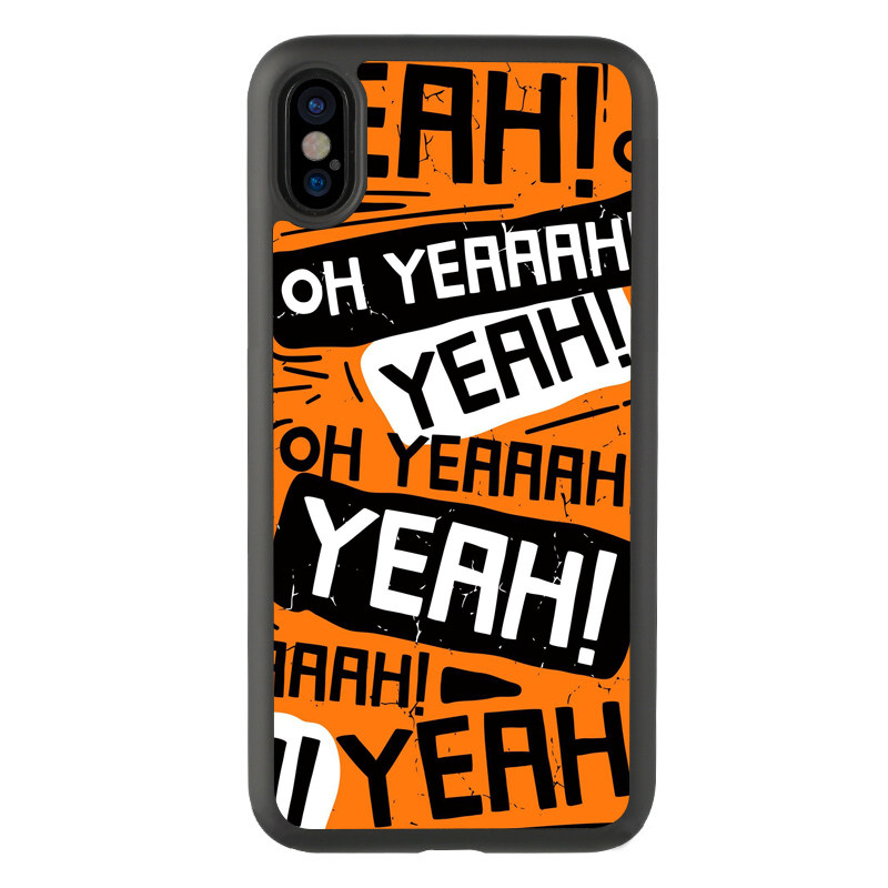 个性11英文oh yeah 适用于iphone1312promax手机壳xr保护套防摔xs