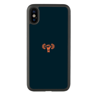 iPhone13个性哑铃插画硅胶手机壳