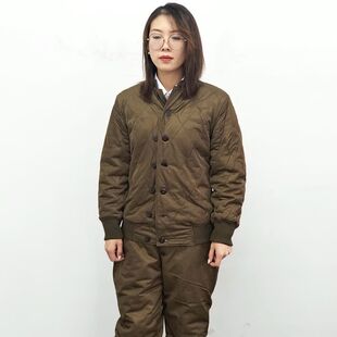 棉衣裤女冬季棉袄内胆加厚老式棉服防风防寒保暖棉衣套装