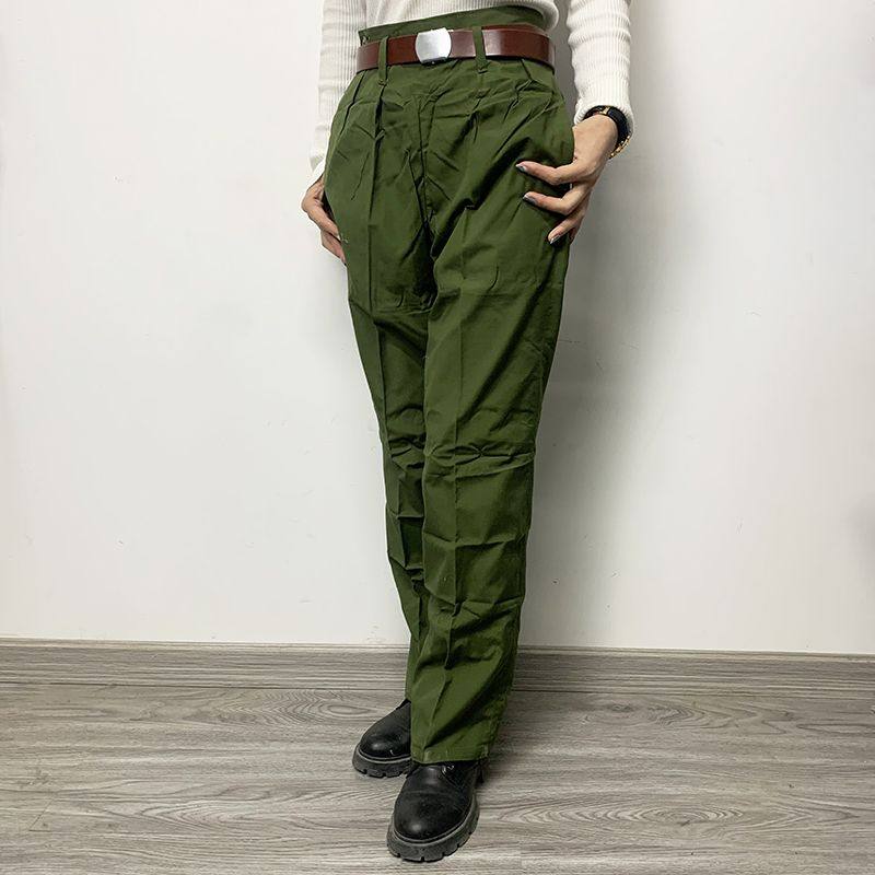 的确良夏裤女士夏季薄款长裤工作裤直筒工装裤女