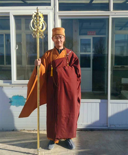 纯铜禅杖纯铜锡杖两米六股十八环禅杖大禅杖纯铜铸造锡杖分体三节