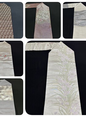 日式西阵织真丝和服腰封DIY