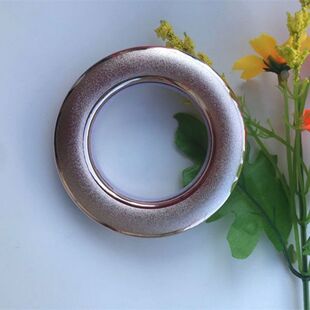 欧美高档艺术圈布扣环打孔圈罗马杆窗帘配件饰品消声纳米环小亮边