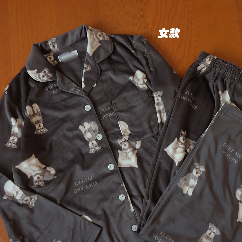 出日本拆标客供柔爽吸湿发热短毛绒内里轻起绒 男女情侣睡衣套装,女士内衣/男士内衣/家居服,睡衣/家居服套装,淘宝优惠券,粉丝福利购,淘宝优惠卷