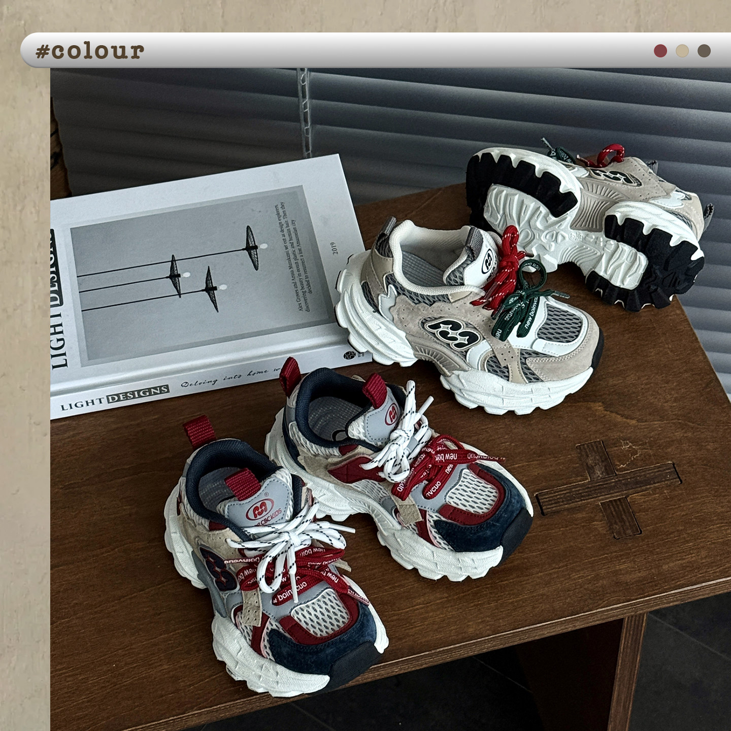 儿童韩版软底透气老爹鞋新款春季男童休闲轻便跑鞋女童时装运动鞋