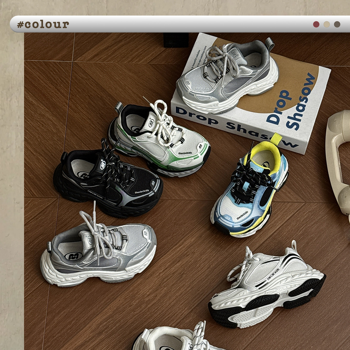 儿童韩版软底透气老爹鞋新款春季男女童时装轻便跑步鞋休闲运动鞋