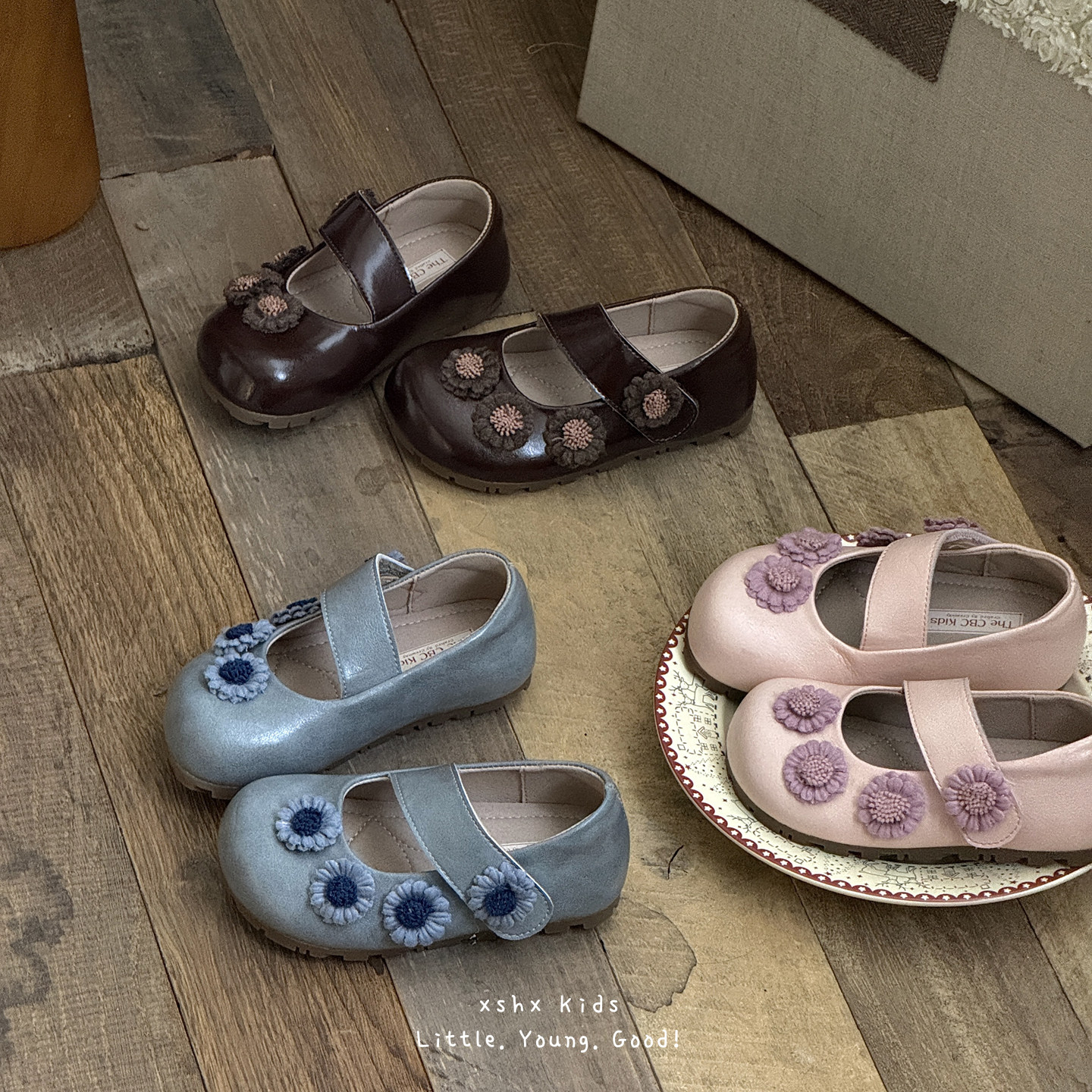 女童小香风软底甜美玛丽珍鞋新款春季女孩时装淑女单鞋公主皮鞋潮