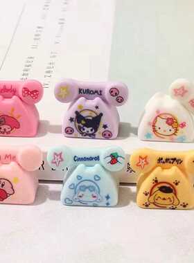 bjd小布娃娃屋配件diy场景模型拍聂道具小孩迷你玩具仿真座机电话