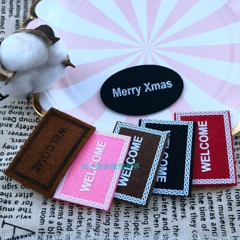 112娃娃屋配件圣诞节门庭热销