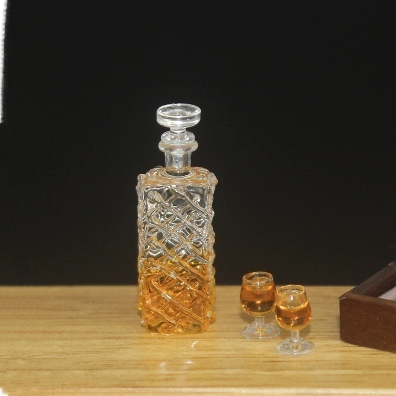 1:12娃娃屋配件 微缩食玩场景模型拍摄道具 仿真迷你高端洋酒模型