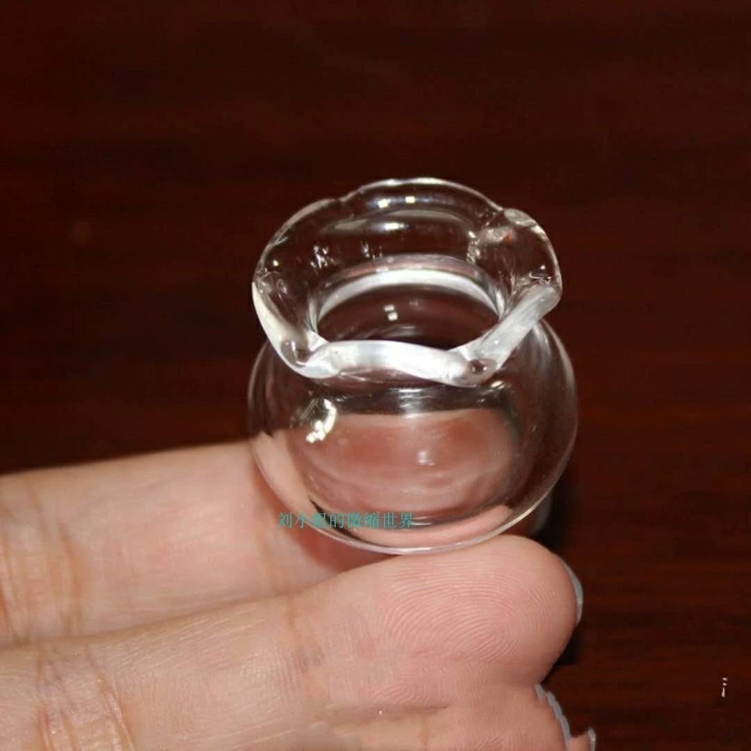 1:12微缩食玩 娃娃屋配件场景摆件美工拍摄道具 仿真迷你鱼缸模型