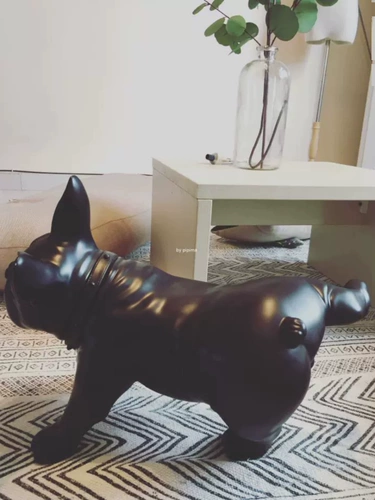 Украшение для рабочего стола для мамы, украшение для витрины, детский реквизит, свет, роскошный писающий бульдог, подарок