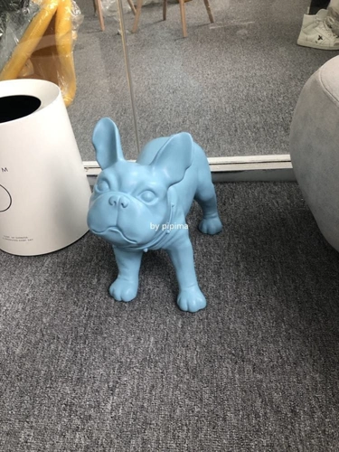 Украшение для рабочего стола для мамы, украшение для витрины, детский реквизит, свет, роскошный писающий бульдог, подарок