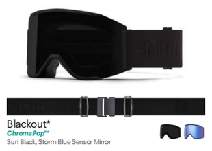 SMITH史密斯 24新款 双镜片单板滑雪镜磁吸备片防 熊猫雪具