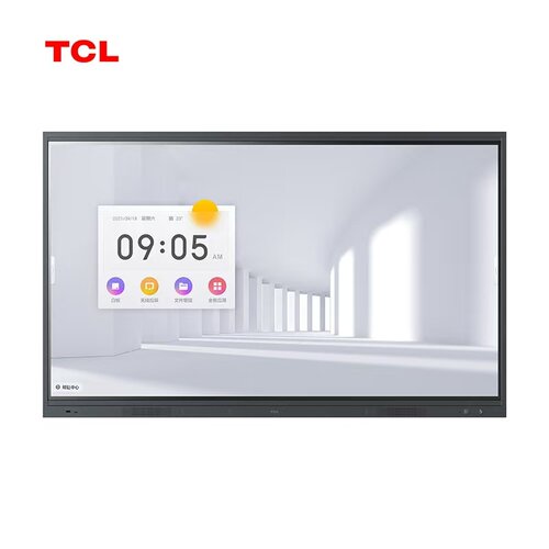 TCL会议平板一体机 75寸教学会议触摸屏 4K超清防眩光 IFP75V50E