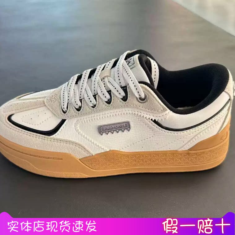 安踏欧文联名女鞋2026冬新款减震耐磨潮流低帮板鞋122641812
