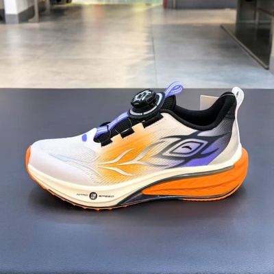 安踏儿童25夏季新款男大童GS3骇浪旋钮网面犟弹运动跑鞋312525572